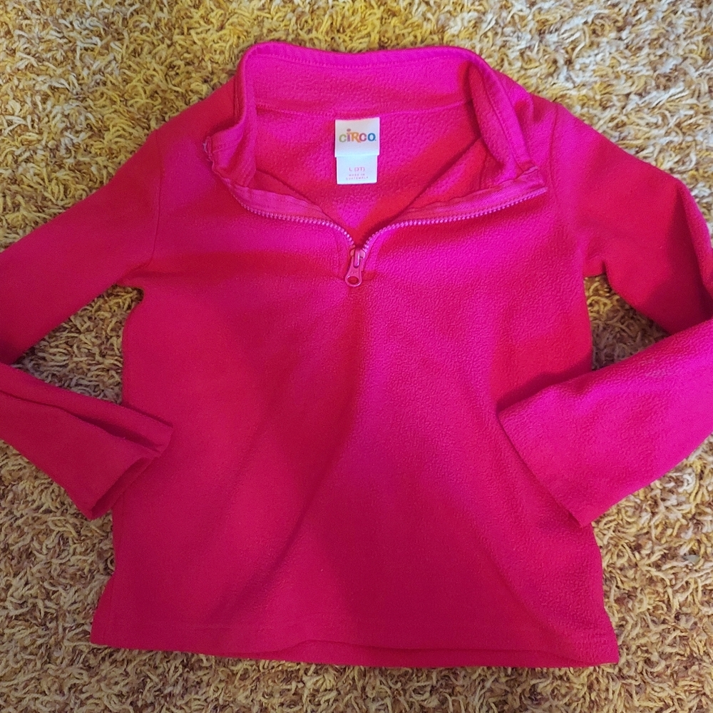 Circo Hot Pink Quarter Zip Jacket